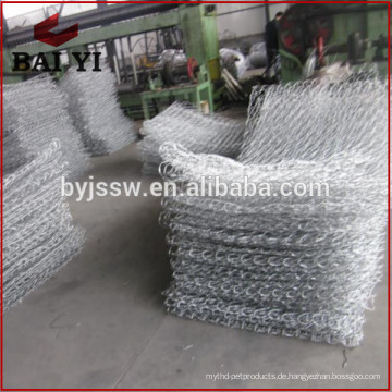 120x150 Maschengröße Heavy Duty Hexagonal Mesh / Gabion Drahtkörbe